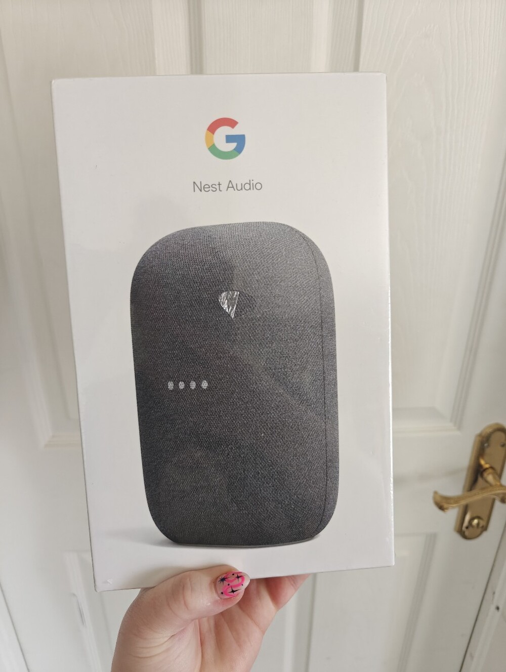 NWT Google nest Audio Speaker In Charcoal
